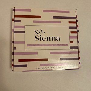 Brand New Felt Message Board - xo, Sienna